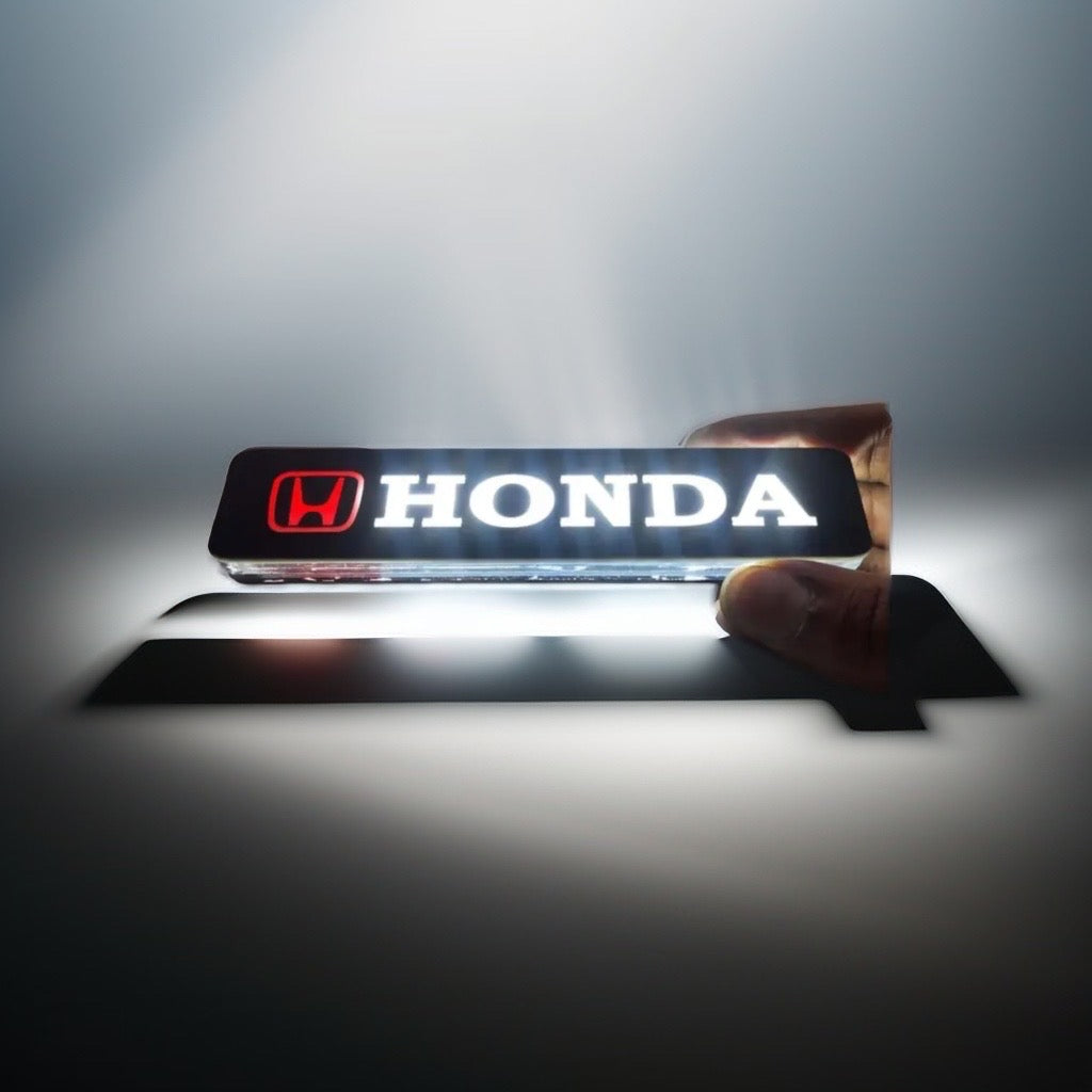 Lighting with honda stiker